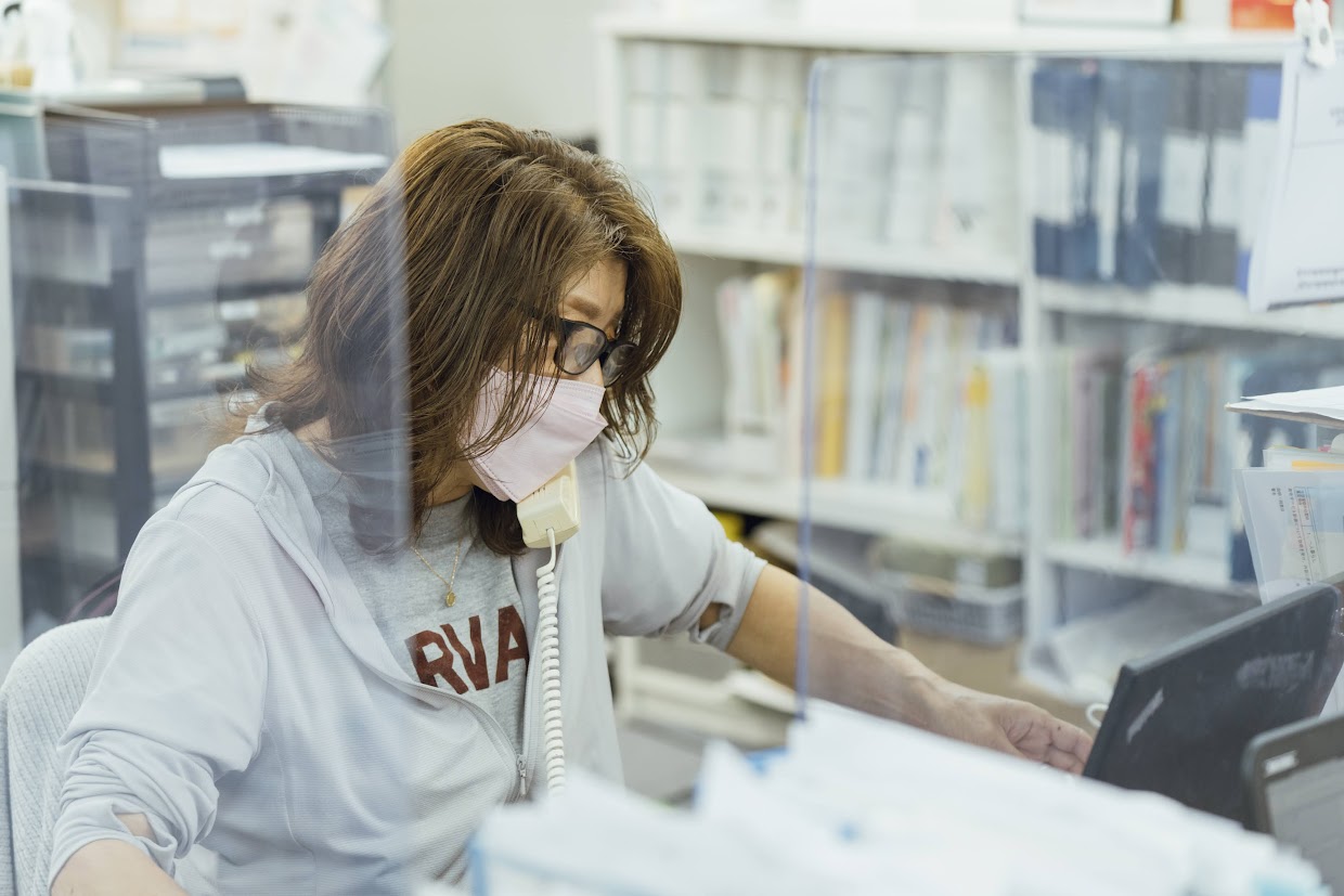 事務所での相談風景